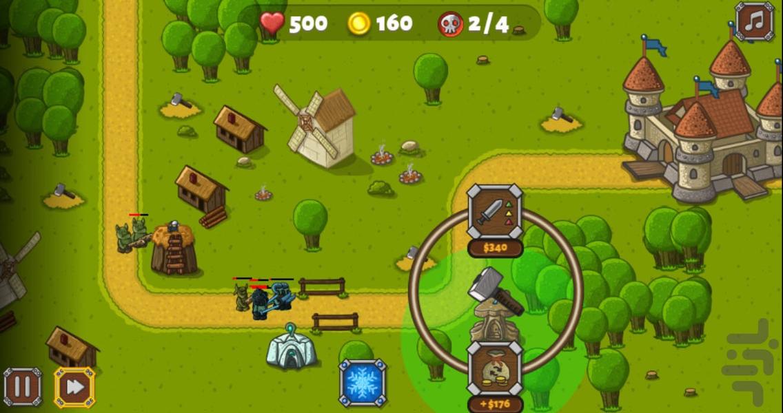 بازی جنگ های صلیبی - Gameplay image of android game