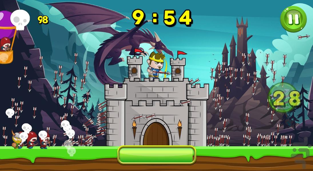 بازی نجات قلعه - Gameplay image of android game