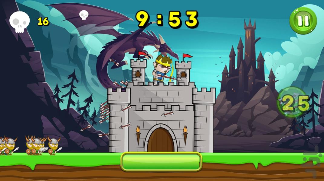 بازی نجات قلعه - Gameplay image of android game