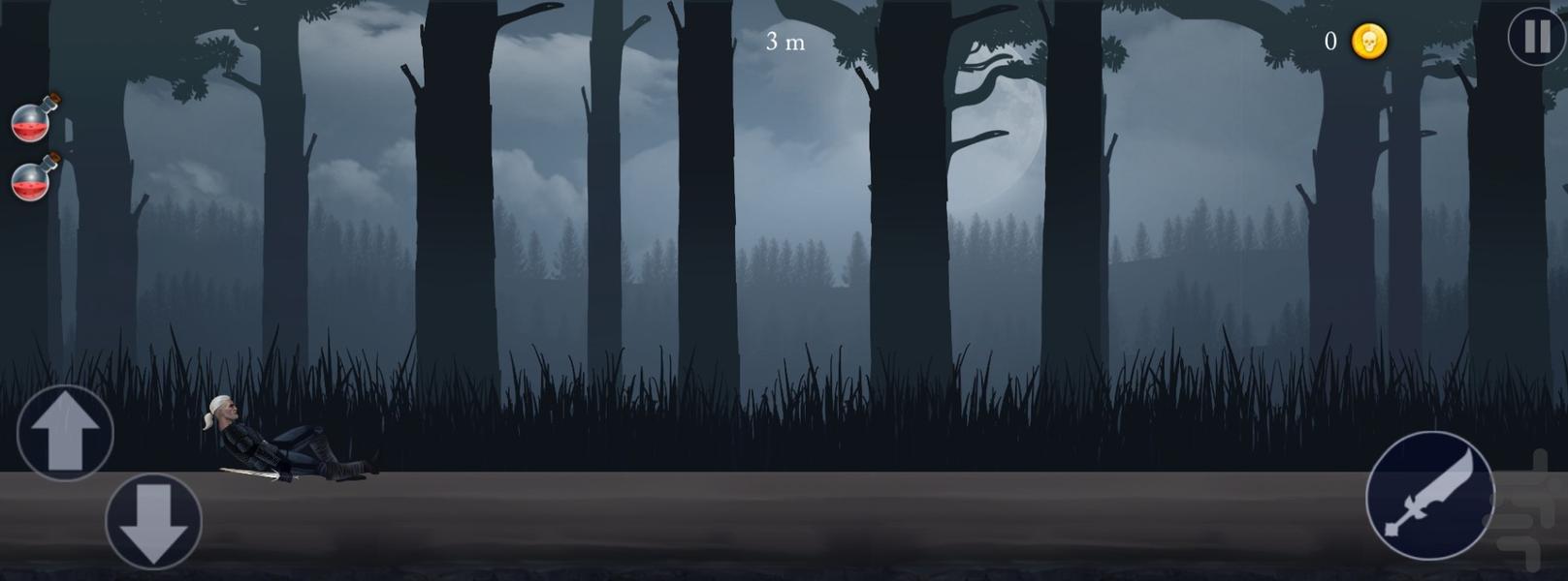 بازی شوالیه جنگجو - Gameplay image of android game