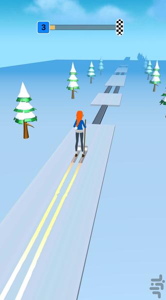بازی اسکیت سواری دخترانه - Gameplay image of android game