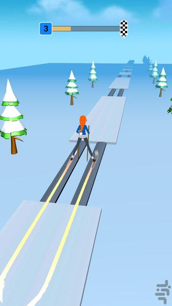 بازی اسکیت سواری دخترانه - Gameplay image of android game