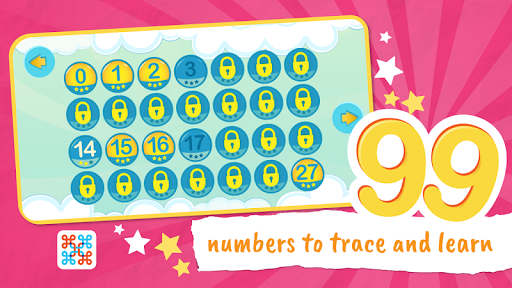 Preschool Number Tracing 1-99 - Image screenshot of android app