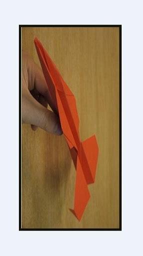 Origami paper planes up to 100 meters - Image screenshot of android app