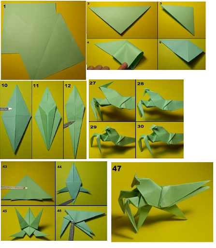 Insects from paper step by step - Image screenshot of android app