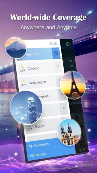 آب و هوای حرفه ای 🌞💦Weather Foreca - Image screenshot of android app