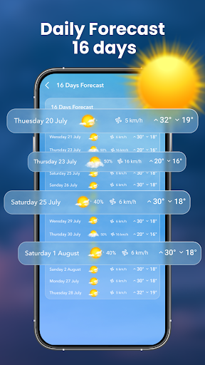 Local Weather: Radar & Widget - Image screenshot of android app