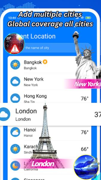 My Weather ۲۰۲۳ - عکس برنامه موبایلی اندروید