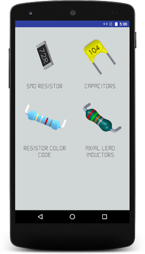 smd resistor code calculator,color resistor - Image screenshot of android app