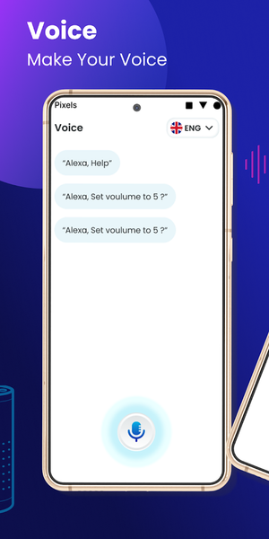 Voice Commands Assistant App - عکس برنامه موبایلی اندروید