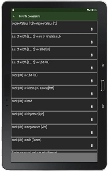 Engineering unit converter app - عکس برنامه موبایلی اندروید