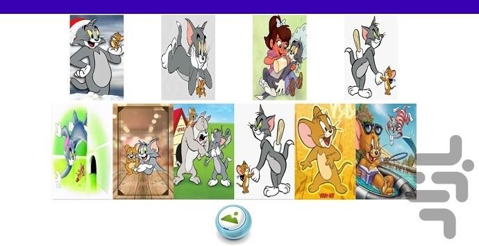 تصویر زمینه موش و گربه - عکس برنامه موبایلی اندروید