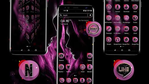 Dark Girl Launcher Theme - عکس برنامه موبایلی اندروید