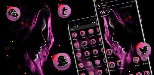 Dark Girl Launcher Theme - عکس برنامه موبایلی اندروید