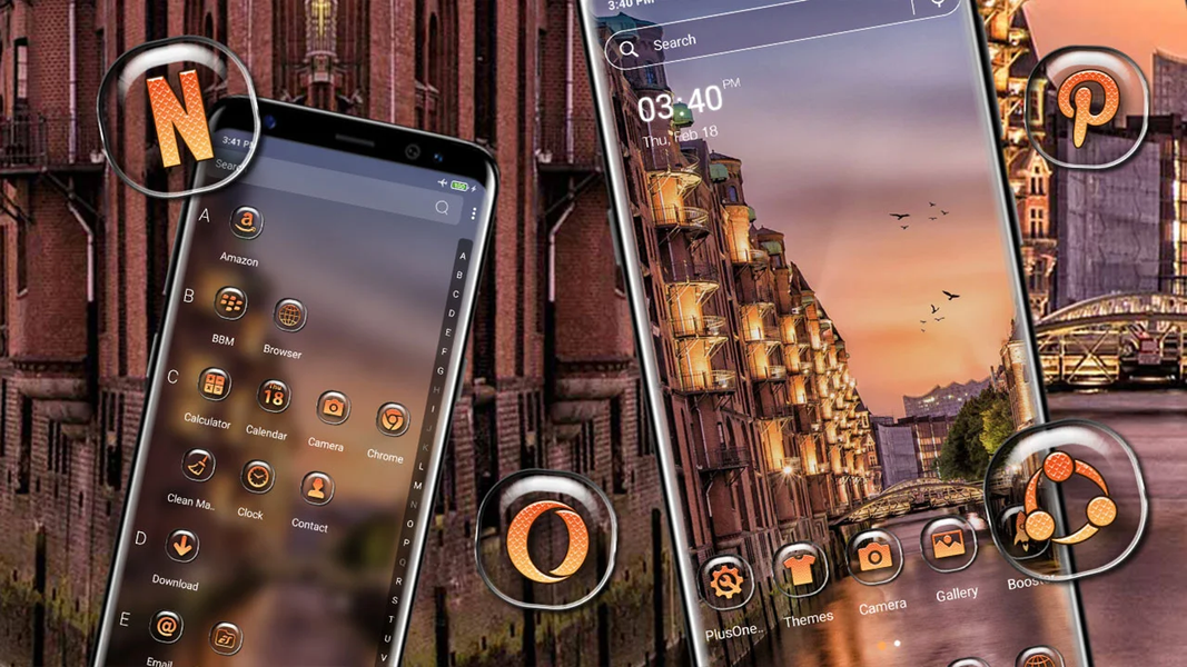 Hamburg City Canal Theme - عکس برنامه موبایلی اندروید