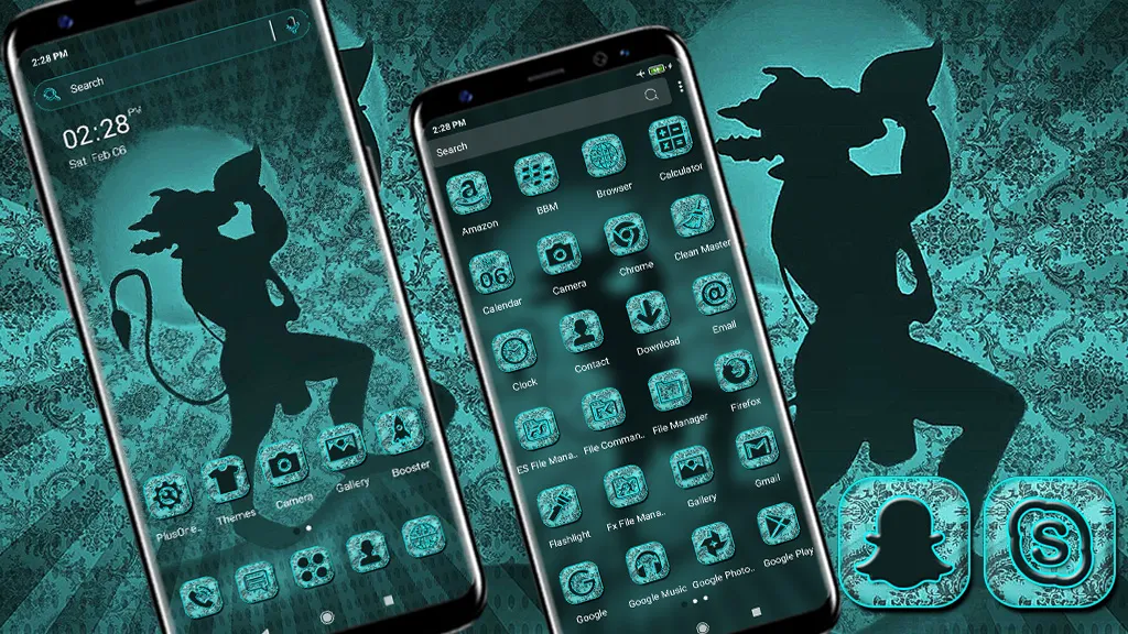 Lord Hanuman Launcher Theme - Image screenshot of android app