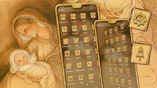 Mother Mary Theme - Image screenshot of android app