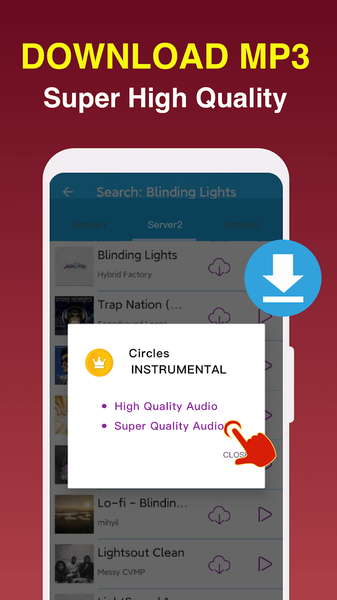 Music Downloader Download Mp۳ - عکس برنامه موبایلی اندروید