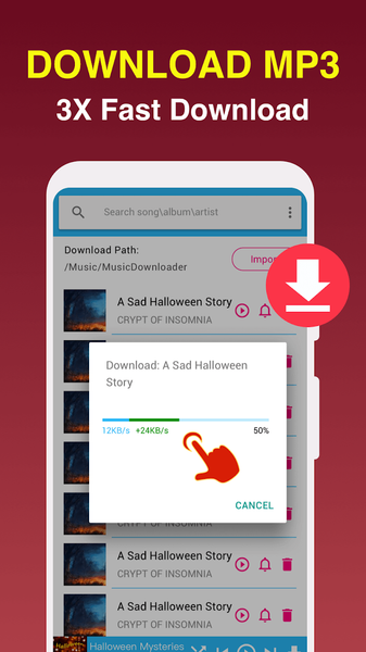 Music Downloader Download Mp3 - عکس برنامه موبایلی اندروید