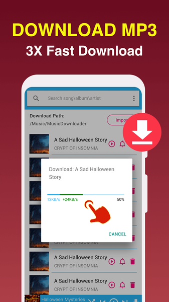 Music Downloader MP3 Download - عکس برنامه موبایلی اندروید