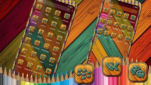 Pencil Color Launcher Theme - عکس برنامه موبایلی اندروید