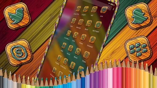 Pencil Color Launcher Theme - عکس برنامه موبایلی اندروید