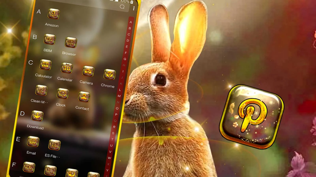 Rabbit in Space Launcher - عکس برنامه موبایلی اندروید