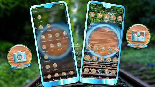 Strange Window Launcher Theme - Image screenshot of android app