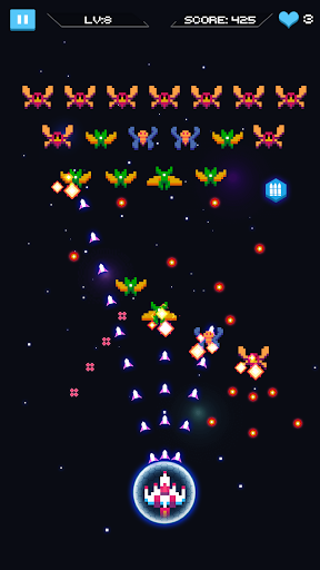 Galaxy Shooter - Gameplay image of android game