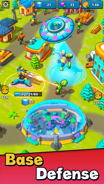 Aliens vs Zombies: Invasion - عکس بازی موبایلی اندروید