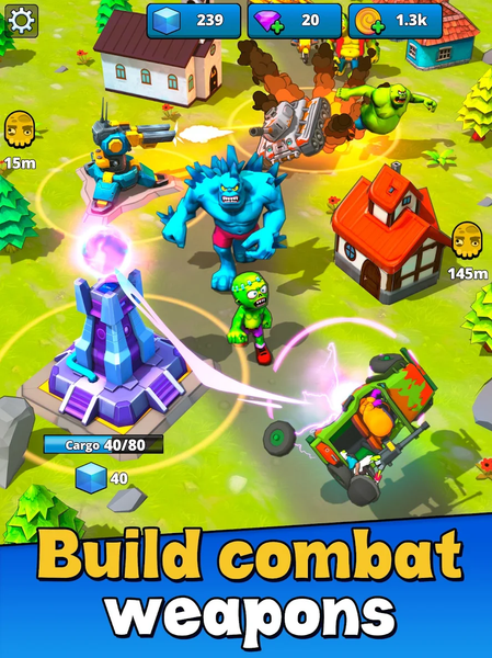 Aliens vs Zombies: Invasion - عکس بازی موبایلی اندروید