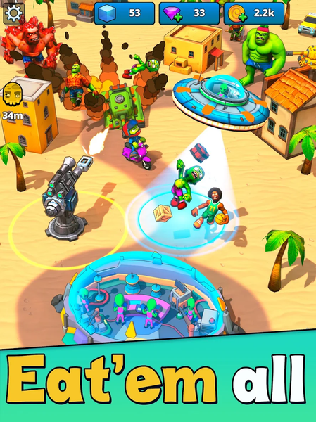 Aliens vs Zombies: Invasion - عکس بازی موبایلی اندروید