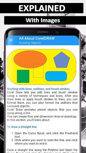 Corel Draw tutorial - complete - عکس برنامه موبایلی اندروید