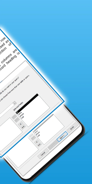 MS Access tutorial - Course - عکس برنامه موبایلی اندروید