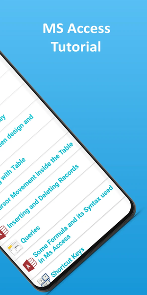 MS Access tutorial - complete - عکس برنامه موبایلی اندروید
