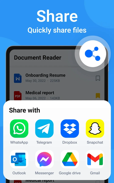Document Reader & PDF Editor - عکس برنامه موبایلی اندروید