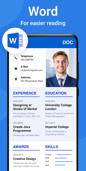 Document Reader & PDF Editor - عکس برنامه موبایلی اندروید