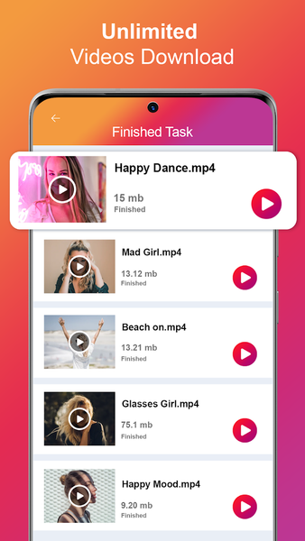 Video downloader:۴k & hd saver - عکس برنامه موبایلی اندروید