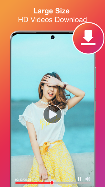 Video downloader:۴k & hd saver - عکس برنامه موبایلی اندروید