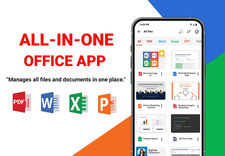 All Document Reader & Viewer - عکس برنامه موبایلی اندروید