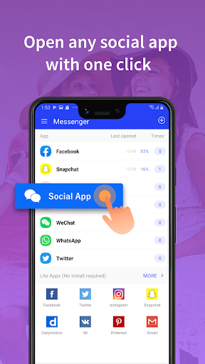 All In One Messenger for Social Apps - Image screenshot of android app