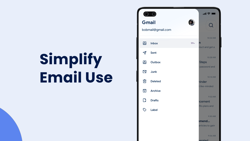 Email- Fast, All Inbox Access - Image screenshot of android app