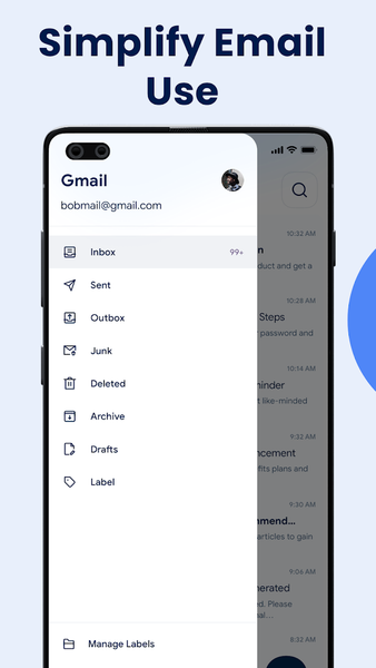 Email- Fast, All Inbox Access - Image screenshot of android app