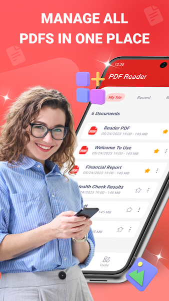 All PDF Reader, PDF Viewer - Image screenshot of android app