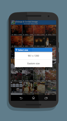 Enlarge & Correct Image - Image screenshot of android app