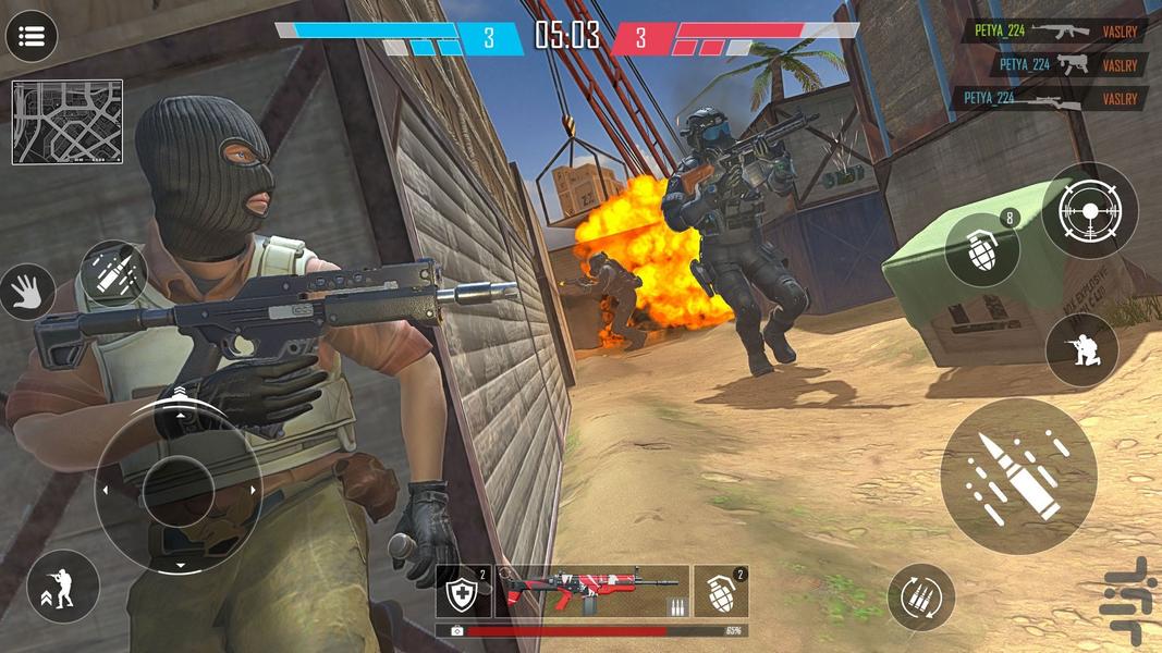 بازی تفنگی عملیات ویژه - Gameplay image of android game