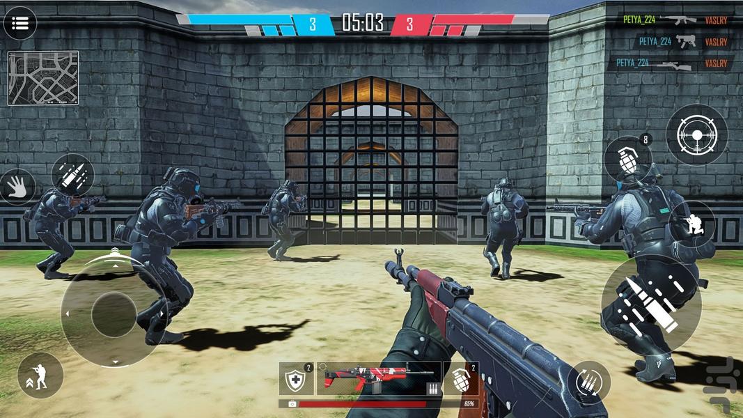 بازی تفنگی عملیات ویژه - Gameplay image of android game