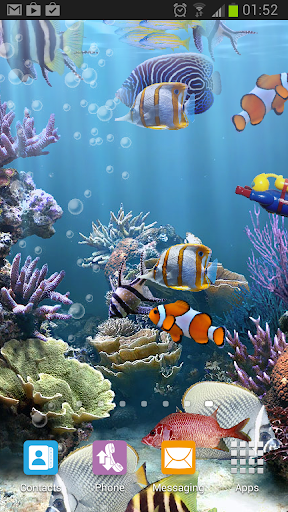 The real aquarium - LWP - عکس برنامه موبایلی اندروید