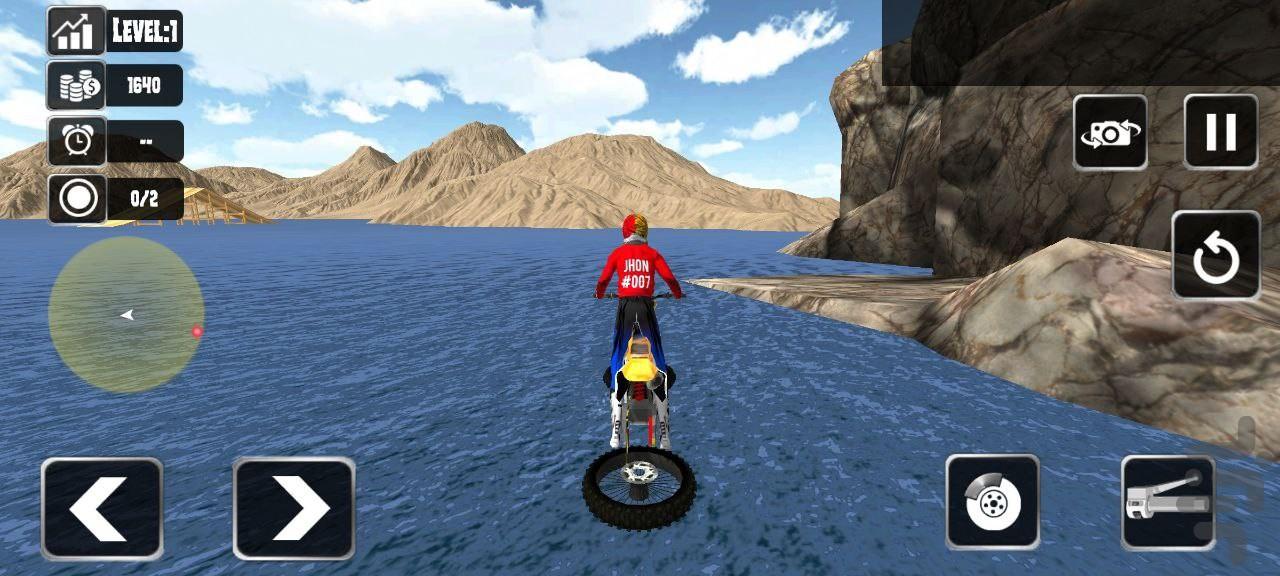 بازی موتور سواری - Gameplay image of android game