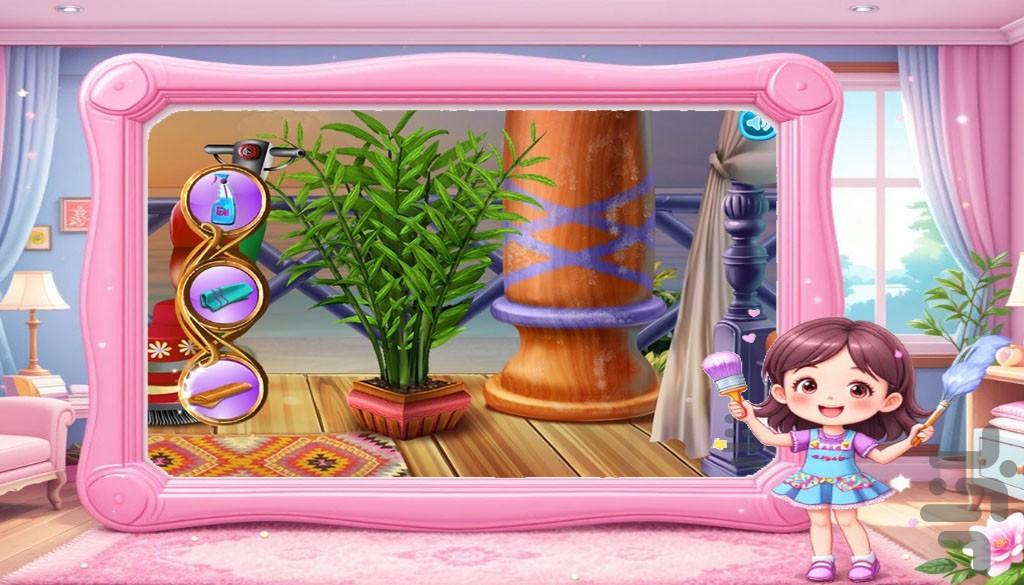 بازی دخترانه دکوراسیون خانه - Gameplay image of android game